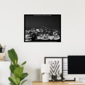 Kansas City Skyline Poster (Thuiskantoor)