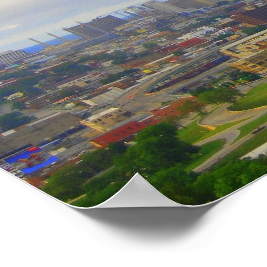 Kansas City Skyline Print (Hoek)