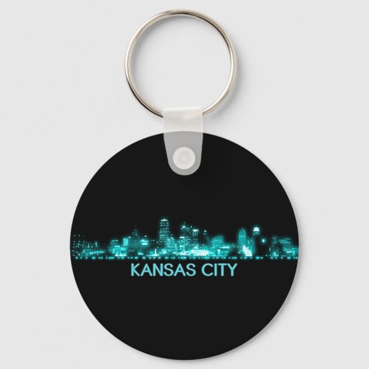 Kansas City Skyline Sleutelhanger (Voorkant)