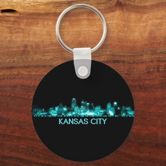 Kansas City Skyline Sleutelhanger (Voorkant)