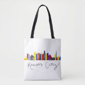 Kansas City Skyline Tote Bag (Voorkant)