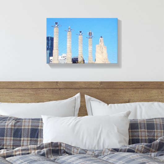 Kansas City Space Aliens Canvas Afdruk (Insitu (Slaapkamer))