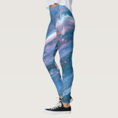 Kansas City Special 3 Cool Blue Abstracte Leggings (Links)