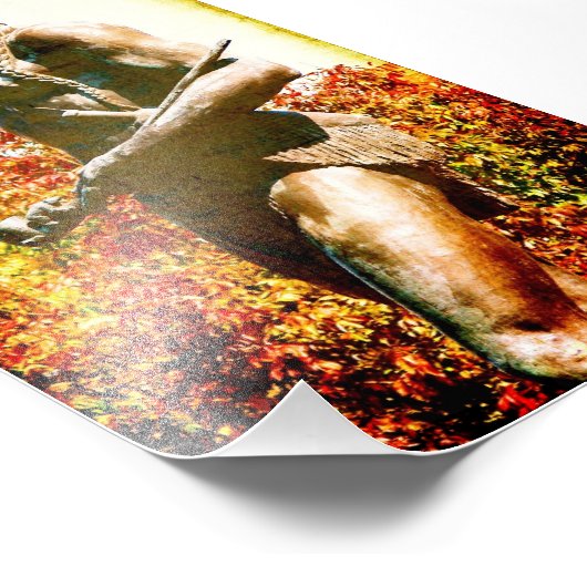 Kansas City Statue Foto Afdruk (Hoek)