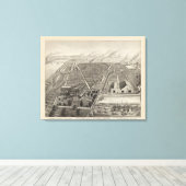 Kansas City Stock Yards, Kansas City, Kansas Canvas Afdruk (Insitu (Houten vloer))