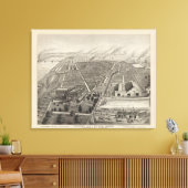 Kansas City Stock Yards, Kansas City, Kansas Canvas Afdruk (Insitu (Woonkamer))