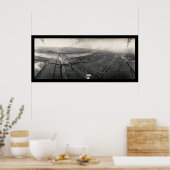 Kansas City Stockyards Foto 1907 Poster (Keuken)