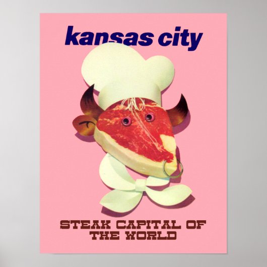 Kansas City  Style Travel Poster (Voorkant)