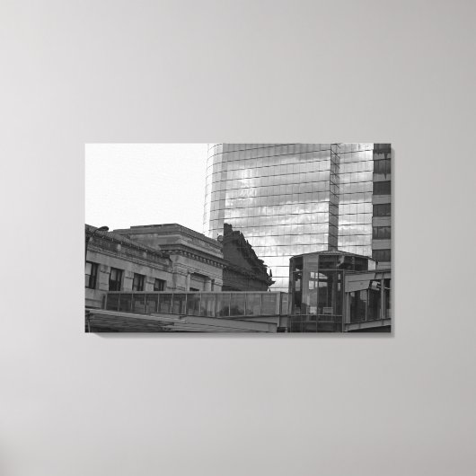 Kansas City The Link Architecture Photo Canvas Afdruk (Voorkant)