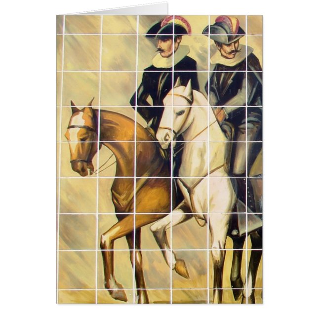 Kansas City Tiles Mural Riders op Horseback (Voorkant)
