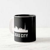 Kansas City Tweekleurige Koffiemok (Voorkant links)