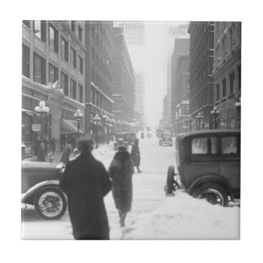 Kansas City uit 1920 Tegeltje (Voorkant)