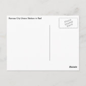 Kansas City Union Station in het Rode Briefkaart (Achterkant)