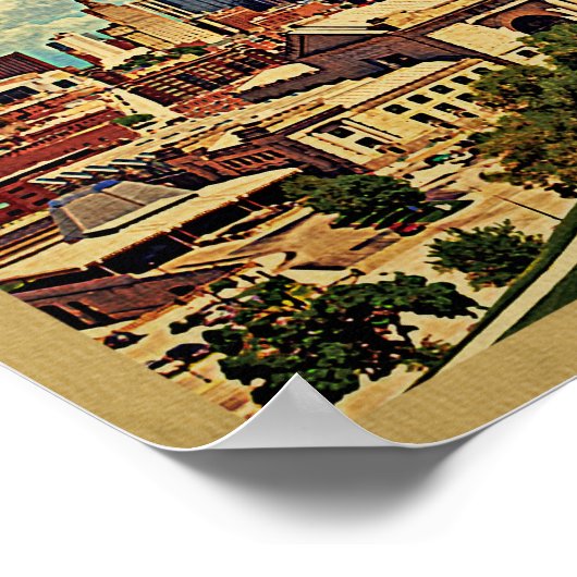 Kansas City Vintage Travel Poster (Hoek)