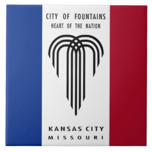 Kansas City vlag Tegeltje
