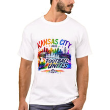 Kansas City Voetbal verenigt World Cup Pride T-shi
