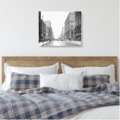  Kansas City Walnut Street Canvas Afdruk (Insitu (Slaapkamer))
