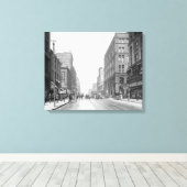  Kansas City Walnut Street Canvas Afdruk (Insitu (Houten vloer))