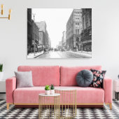  Kansas City Walnut Street Canvas Afdruk (Insitu (Woonkamer))