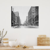  Kansas City Walnut Street in 1906 Poster (Keuken)