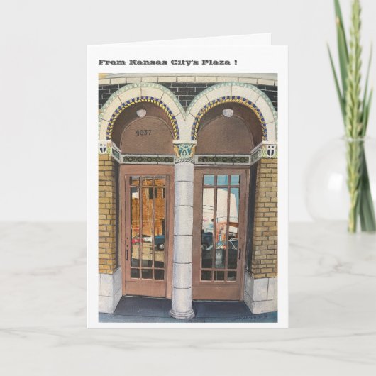 Kansas City's Plaza Kaart (Voorkant)