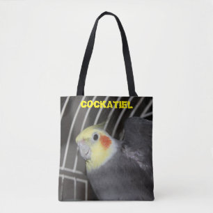 Kansas Cockatiel closeup Canvas tas