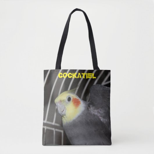 Kansas Cockatiel closeup Canvas tas (Voorkant)