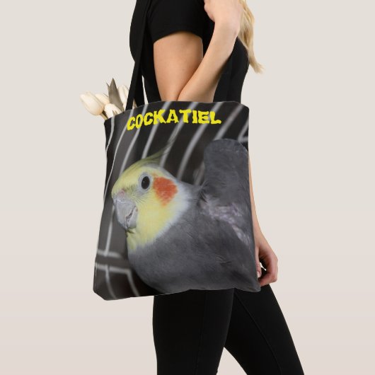 Kansas Cockatiel closeup Canvas tas (Dichtbij)