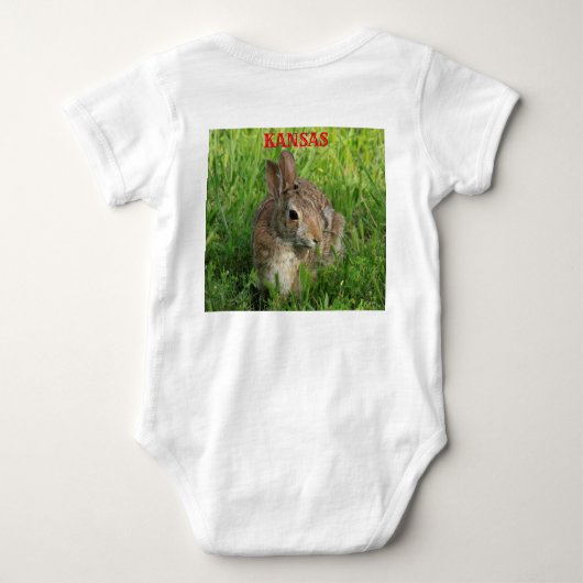Kansas Colorful Duck/Rabbit Romper (Achterkant)