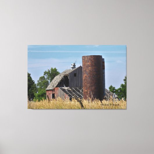 Kansas Country Barn Canvas Afdruk (Voorkant)