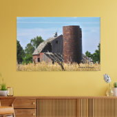 Kansas Country Barn Canvas Afdruk (Insitu (Woonkamer))