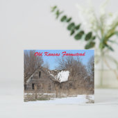 Kansas Country Farmstead Post Kaart (Staand voorkant)