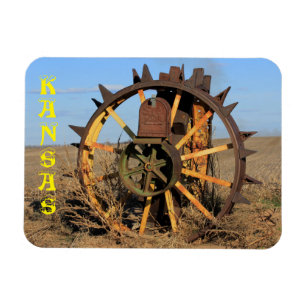 Kansas Country Mail Box Antiek Rim Magnet Magneet