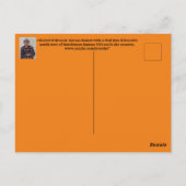 Kansas Country Mailbox Silhouette Post Kaart (Achterkant)