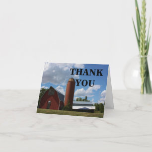 Kansas Country Red Barn Card Bedankkaart