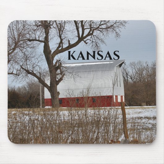 Kansas Country Red Barn Muismat (Voorkant)