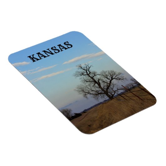 Kansas Country Road MAGNET Magneet (Rechterzijde)