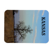 Kansas Country Road MAGNET Magneet (Horizontaal)