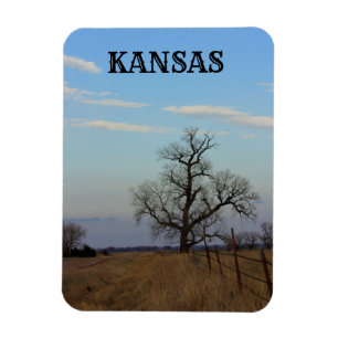 Kansas Country Road MAGNET Magneet