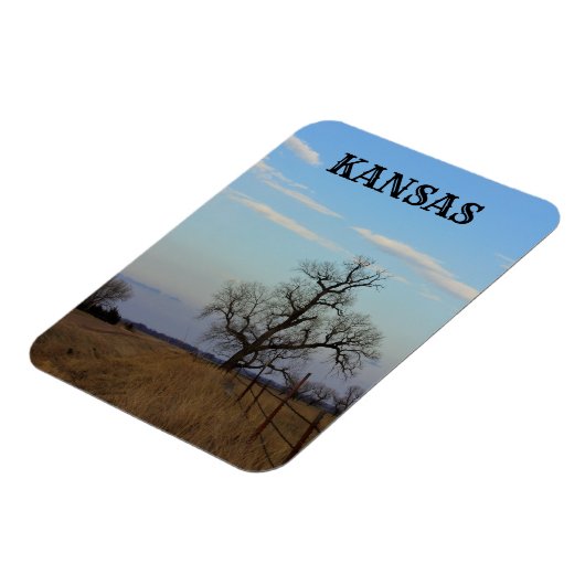 Kansas Country Road MAGNET Magneet (Linkerzijde)