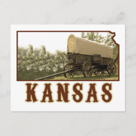 Kansas Covered Wagon Briefkaart