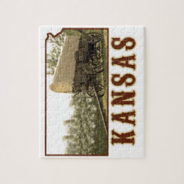 Kansas Covered Wagon Legpuzzel
