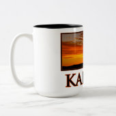 Kansas Cowgirl Tweekleurige Koffiemok (Links)