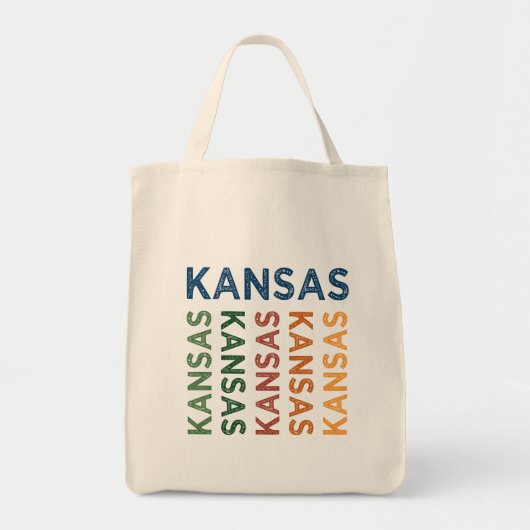 Kansas Cute Colorful Tote Bag (Voorkant)