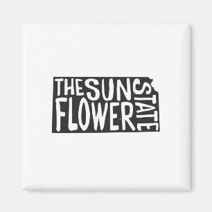 Kansas: De staat Zonnebloem Magneet