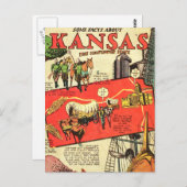Kansas de Sunflower State Briefkaart (Voorkant / Achterkant)