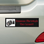 Kansas door de Lens Bumpersticker (Op auto)