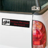 Kansas door de Lens Bumpersticker (Op Truck)