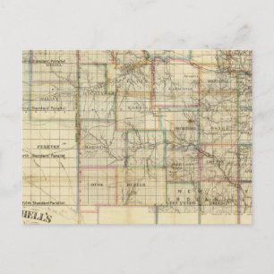 Kansas en de goudmijnen briefkaart