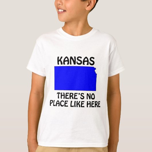 Kansas - Er is geen plek zoals hier T-shirt (Voorkant)